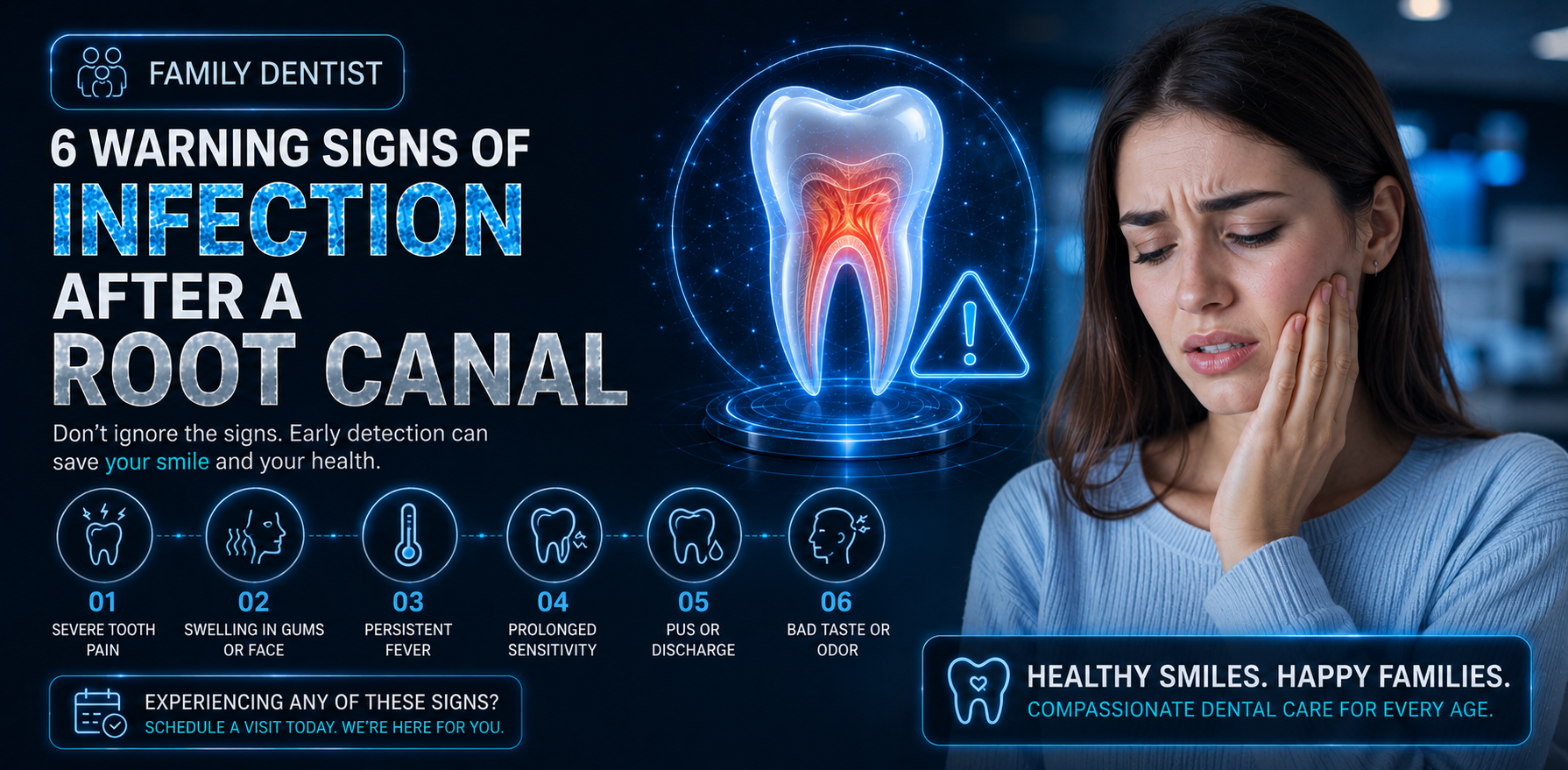 6 Warning Signs of Infection After a Root Canal
